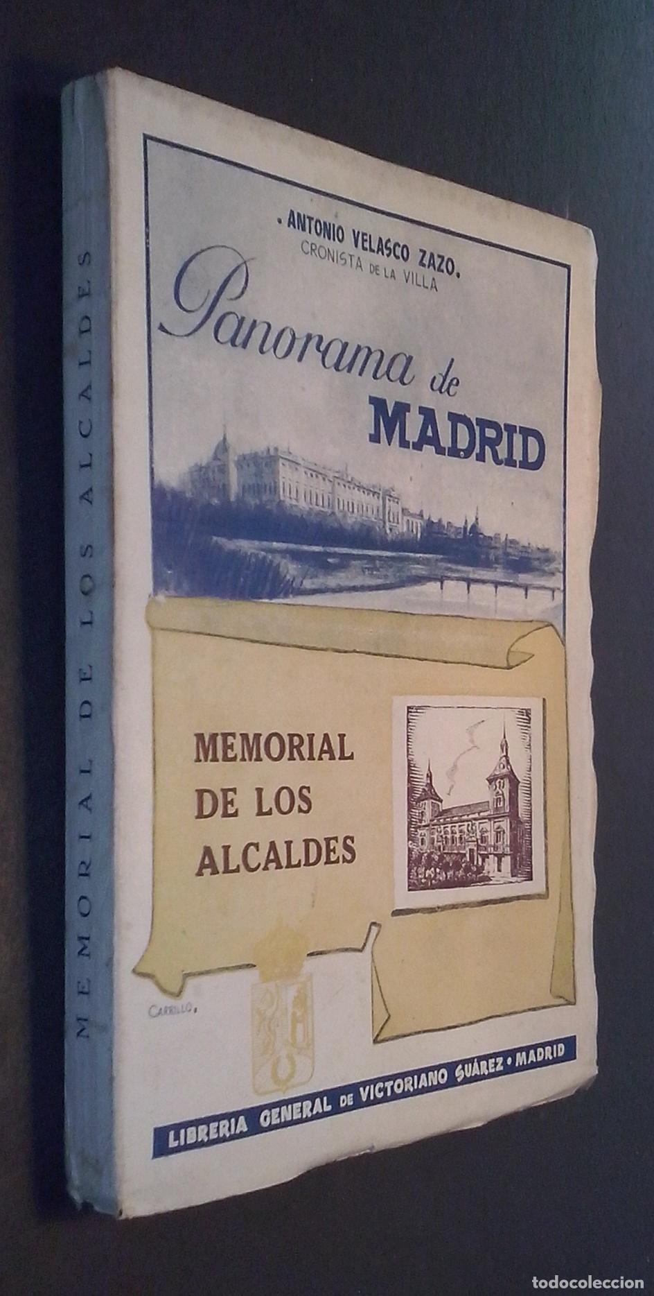 Libri di seconda mano: Panorama de Madrid. Memorial de alcaldes - VELASCO ZAZO, Antonio: