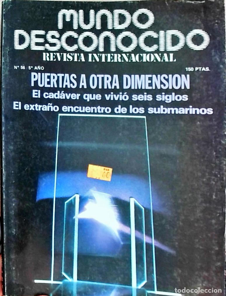 Libros: Mundo Desconocido n&ordm; 56, 5&ordm; A&ntilde;o, Febrero. Puertas a otra dimensi&oacute;n. El cad&aacute;ver que vivi&oacute; seis siglos