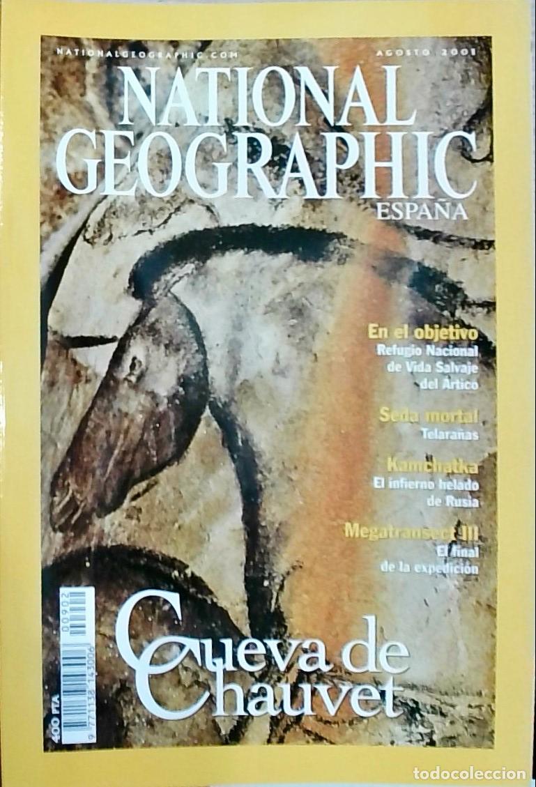 Libros: Nationa Geographic Espa&ntilde;a. Agosto: Cueva de Chauvet - REVISTA: