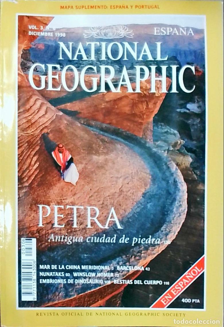 Libros: Nationa Geographic Espa&ntilde;a. Diciembre: Petra, antigua ciudad de piedra - REVISTA: