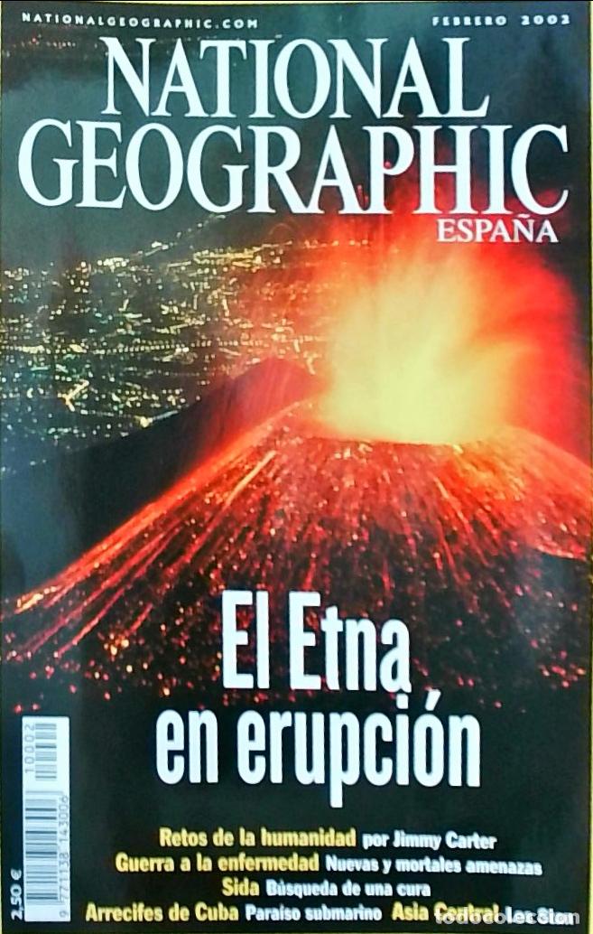 Livres: Nationa Geographic Espa&ntilde;a. Febrero: El Etna en erupci&oacute;n - REVISTA: