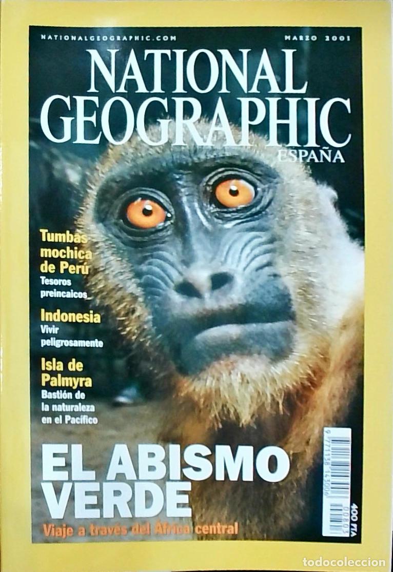 Livres: Nationa Geographic Espa&ntilde;a. Marzo: El abismo verde, viaje a trav&eacute;s del Africa central - REVISTA: