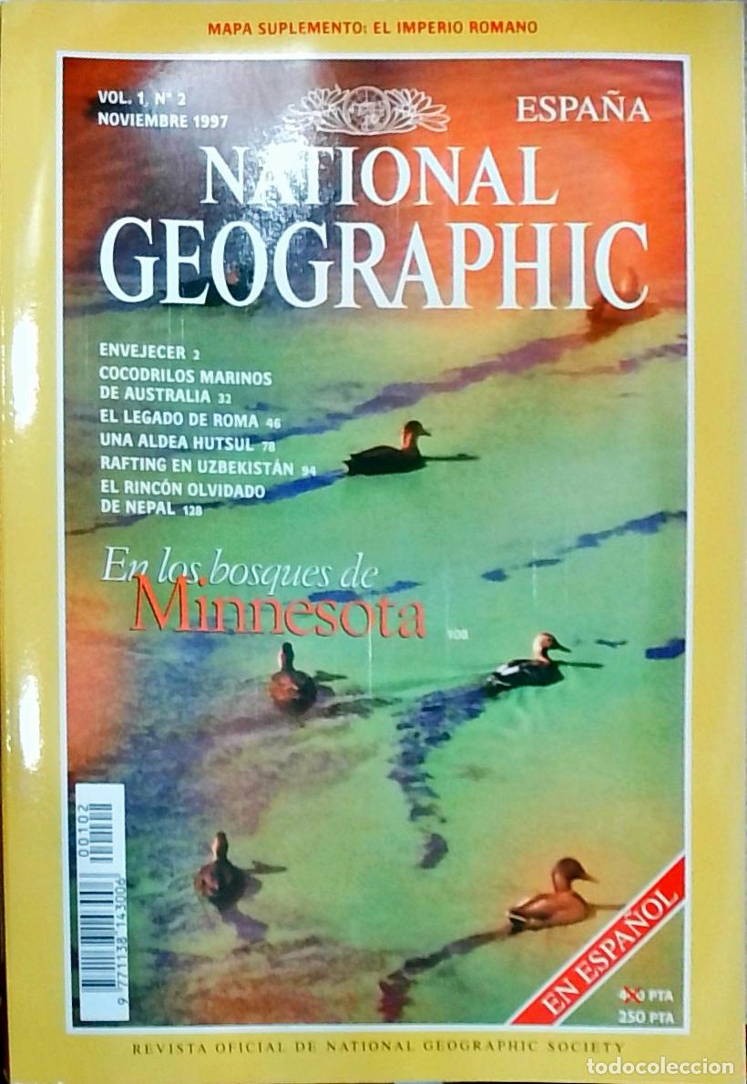 Livres: Nationa Geographic Espa&ntilde;a. Noviembre: En los bosques de Minesota - REVISTA: