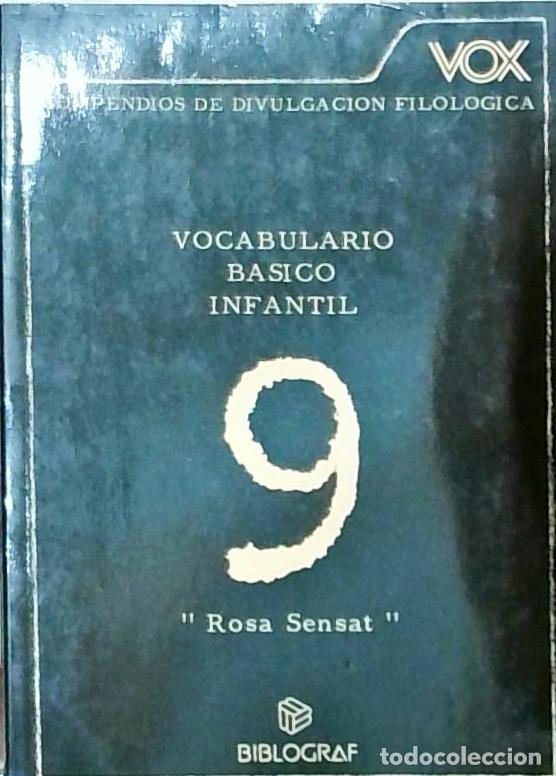 books: Vocabulario b&aacute;sico infantil 9 - Rosa Sensat: