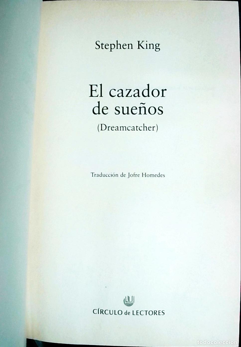 Libros: El cazador de sue&ntilde;os (Dreamcatcher) - Stephen King: - Foto 1
