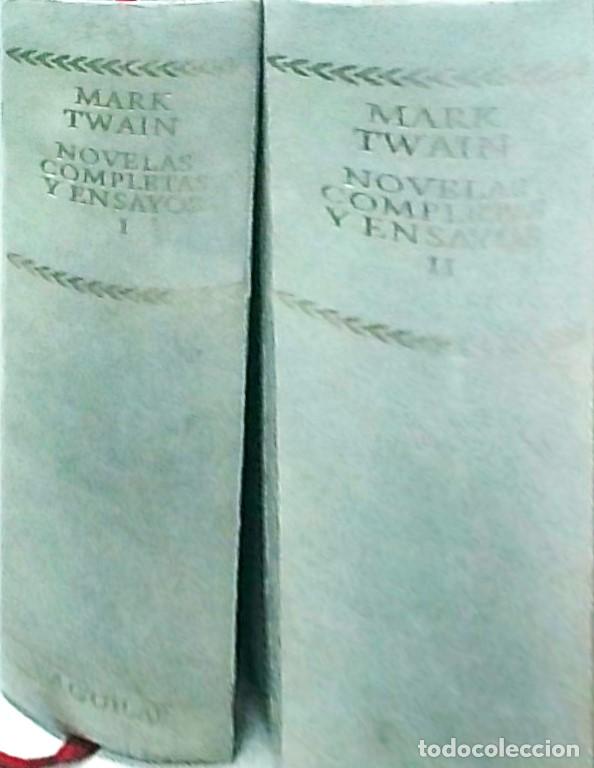 Libros: Novelas completas y ensayos. 2 tomos - TWAIN, Mark (CLEMENS, Samuel Langhorne):