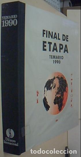 B&uuml;cher: Final de etapa. Temario 1990. Los Temas del A&ntilde;o - AA. VV.: