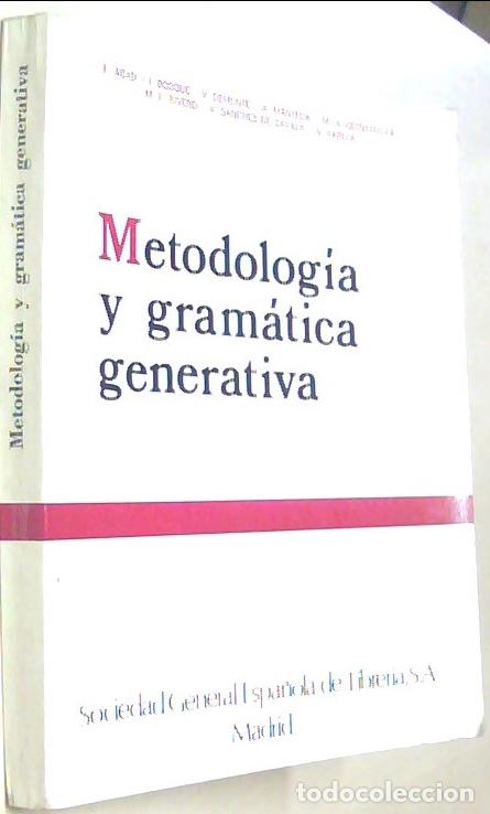 B&uuml;cher: Metodolog&iacute;a y gram&aacute;tica generativa - ABAD, F.; BOSQUE, J. y OTROS: