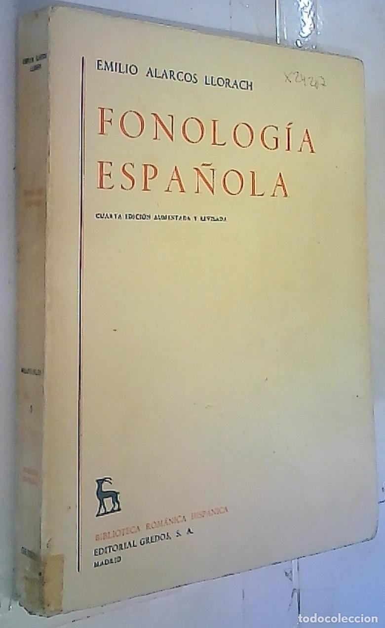 Libri di seconda mano: Fonolog&iacute;a espa&ntilde;ola - Alarcos Llorach, Emilio: