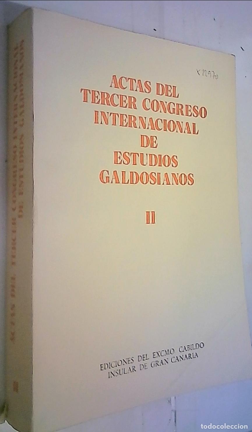 books: Actas del Tercer Congreso Internacional de Estudios Galdosianos Tomo II - Autores Varios: