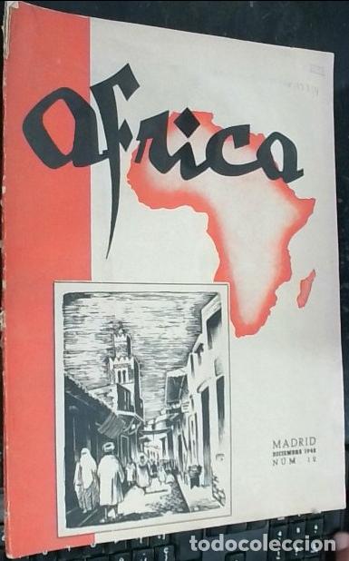 Libri di seconda mano: Africa. Revista de Acci&oacute;n Espa&ntilde;ola n&ordm; 12. Diciembre - Autores varios: