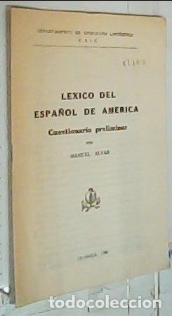 B&uuml;cher: L&eacute;xico del espa&ntilde;ol de Am&eacute;rica. Cuestionario preliminar - Alvar, Manuel: