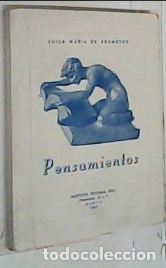 Libros: Pensamientos - Aramburu, Luisa Mar&iacute;a: - Foto 1