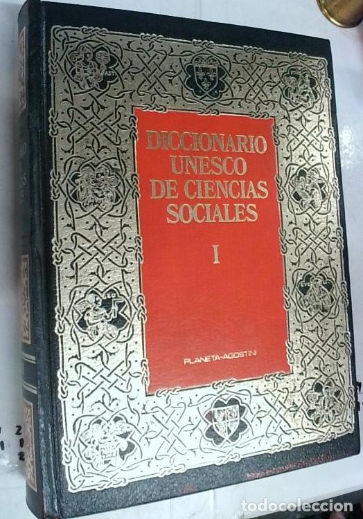 books: Diccionario UNESCO de Ciencias Sociales Tomo 1 - Autores Varios:
