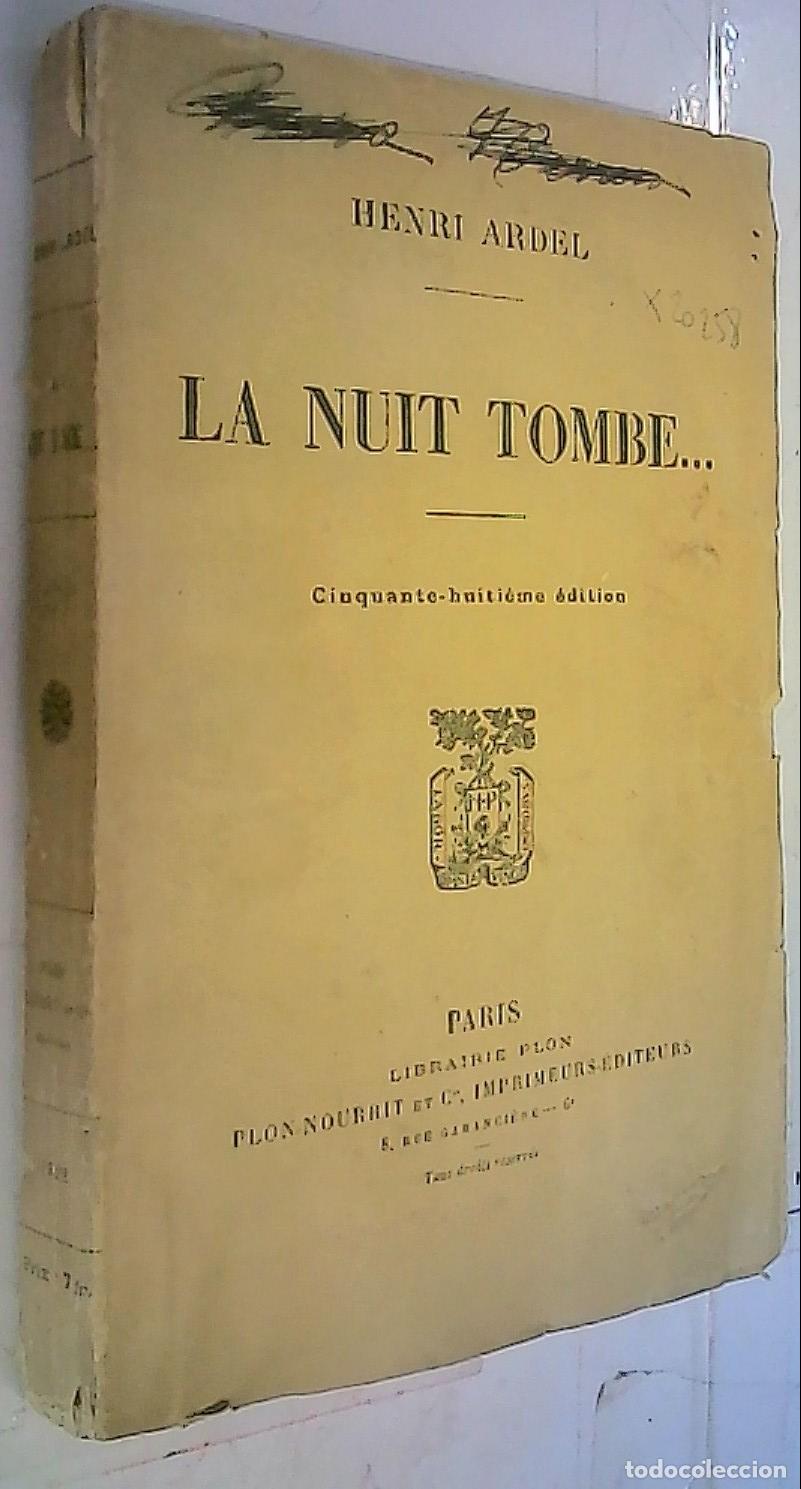 Libros: La nuit tombe? - Ardel, Henri: - Foto 1