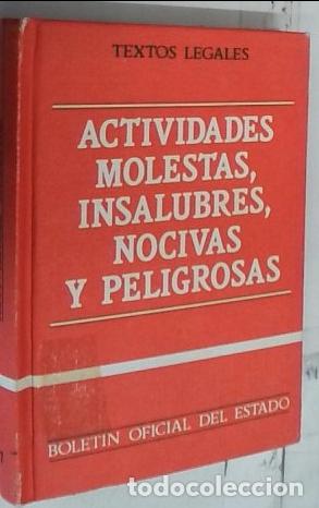 books: Actividades molestas, insalubres, nocivas y peligrosas - Autores Varios: