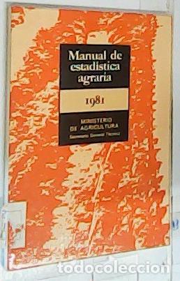 Libri di seconda mano: Manual de estad&iacute;stica agraria - Autores Varios: