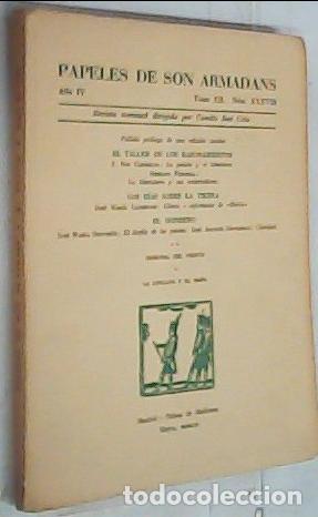 B&uuml;cher: Papeles de Son Armadans. A&ntilde;o IV. Tomo XII N&ordm; XXXVIII. Revista mensual dirigida por Camilo Jos&eacute; Cela