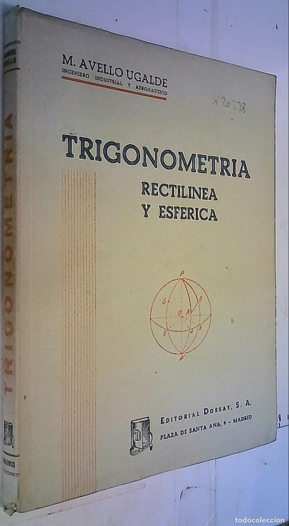 B&uuml;cher: Trigonometr&iacute;a rectil&iacute;nea y esf&eacute;rica - Avello ugalde, M.: