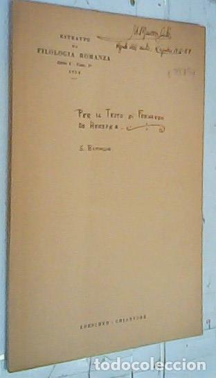 B&uuml;cher: Per il testo di Fernando de Herrera. Separata - Battaglia, Salvatore: