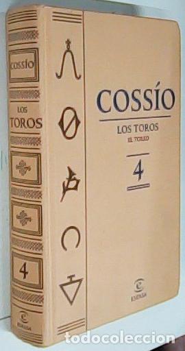 Libros: Los toros. El toreo. 4 - COSS&Iacute;O, Jos&eacute; Mar&iacute;a de: - Foto 1