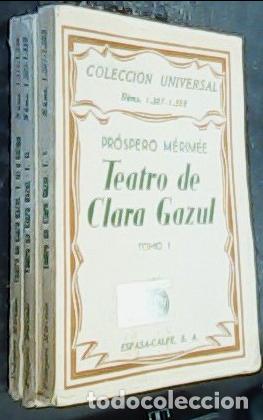 Libros: Teatro de Clara Gazul. 3 tomos - MERIM&Eacute;E, Pr&oacute;spero: - Foto 1