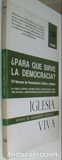 Libros: Para qu&eacute; sirve la Democracia. XV semana del pensaiento cristiano y di&aacute;logo. Revista de pensamiento c