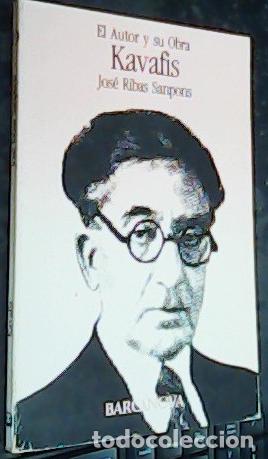 Libros: Kavafis - Ribas Sanpons, Jos&eacute; (1951-):