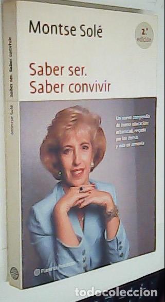 Libros: Saber ser. Saber convivir - SOL&Eacute;, Monte: - Foto 1
