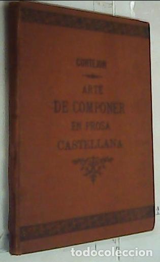 Libros: Arte de componer en prosa castellana - Cortej&oacute;n, Clemente: - Foto 1