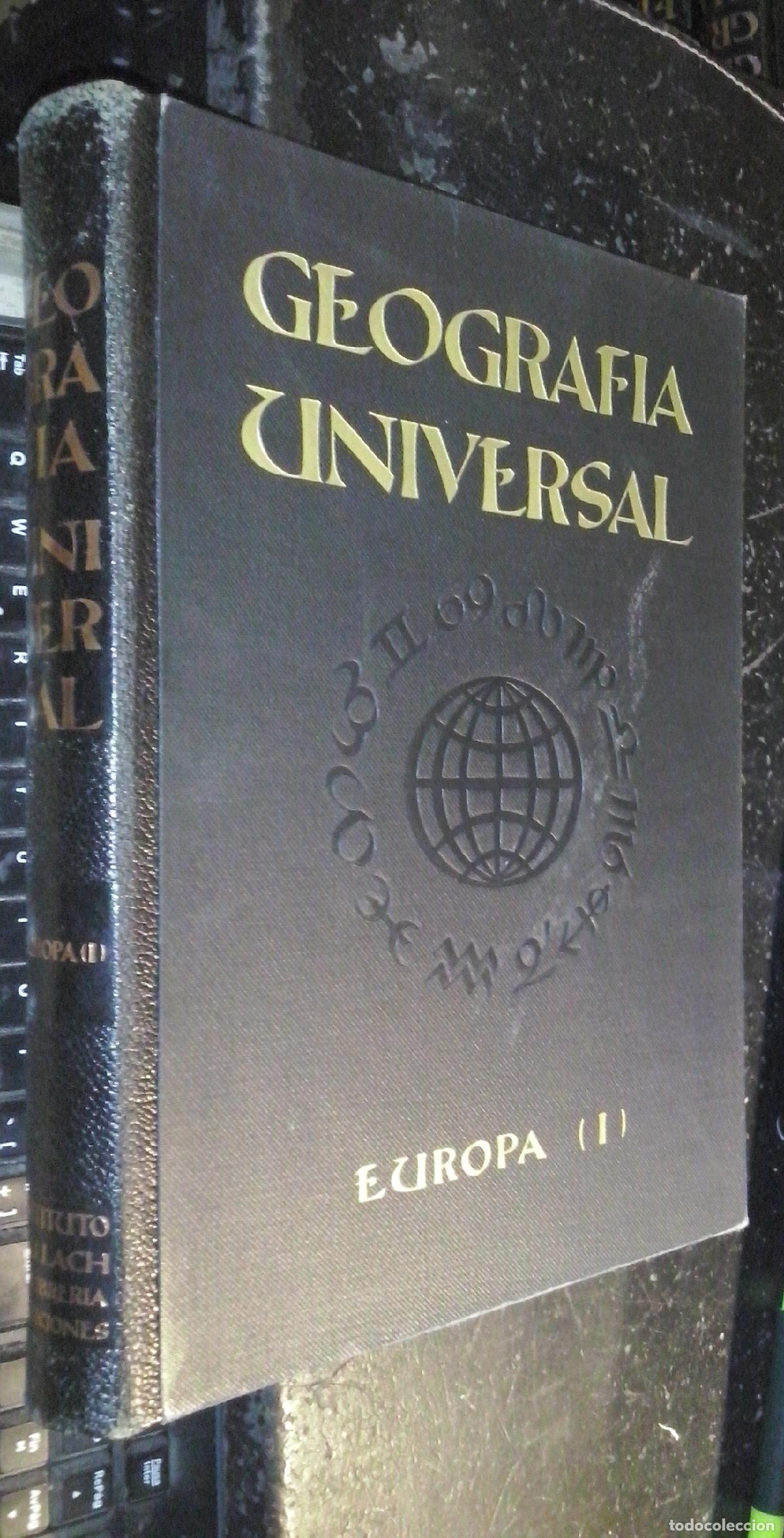 B&uuml;cher: Geograf&iacute;a Universal. Descripci&oacute;n moderna del mundo. Tomo II: Europa (I) - AA. VV.: