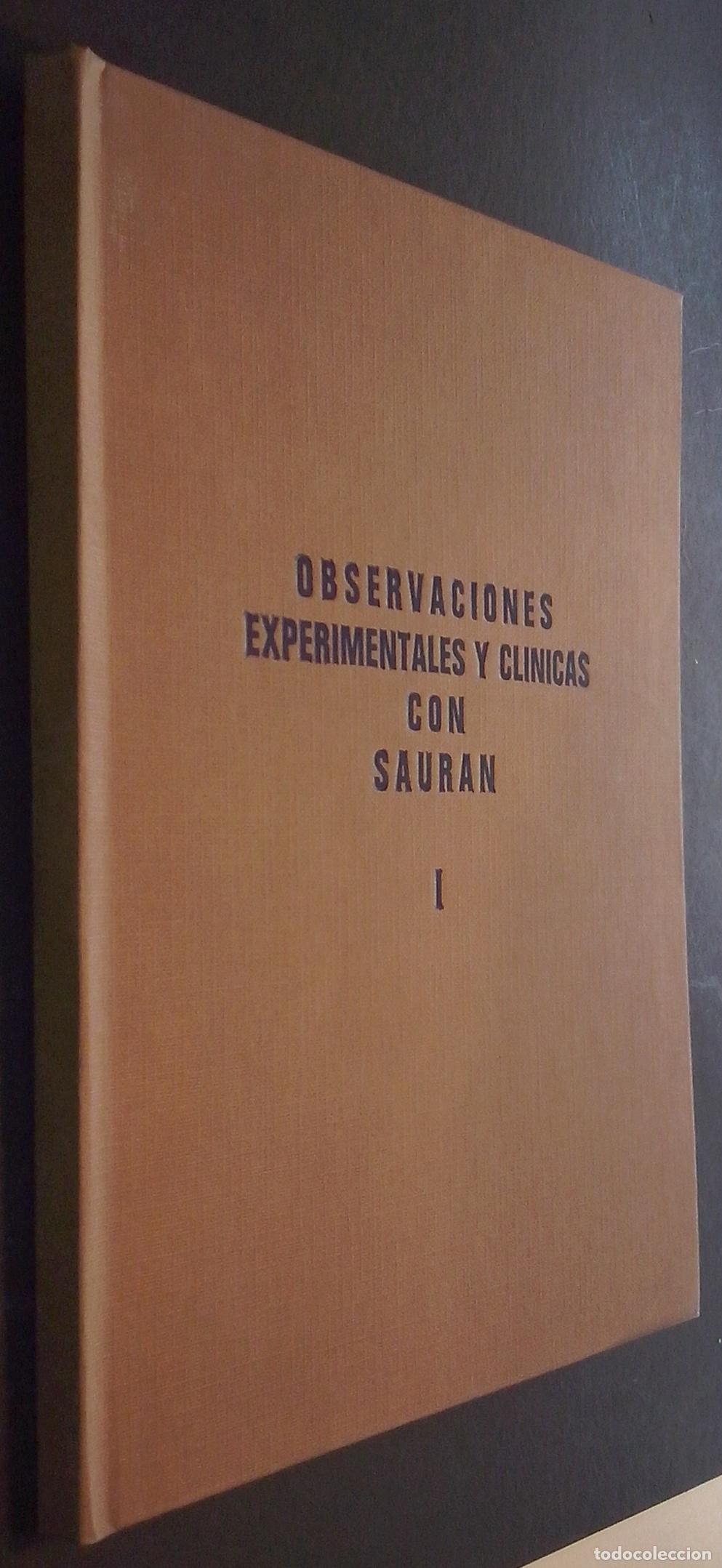 B&uuml;cher: Observaciones experimentales y cl&iacute;nicas con Sauran. Volumen I - AA. VV.: