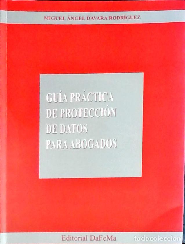 Libri di seconda mano: Gu&iacute;a pr&aacute;ctica de protecci&oacute;n de datos para abogados - Davara Rodr&iacute;guez, Miguel &Aacute;ngel: