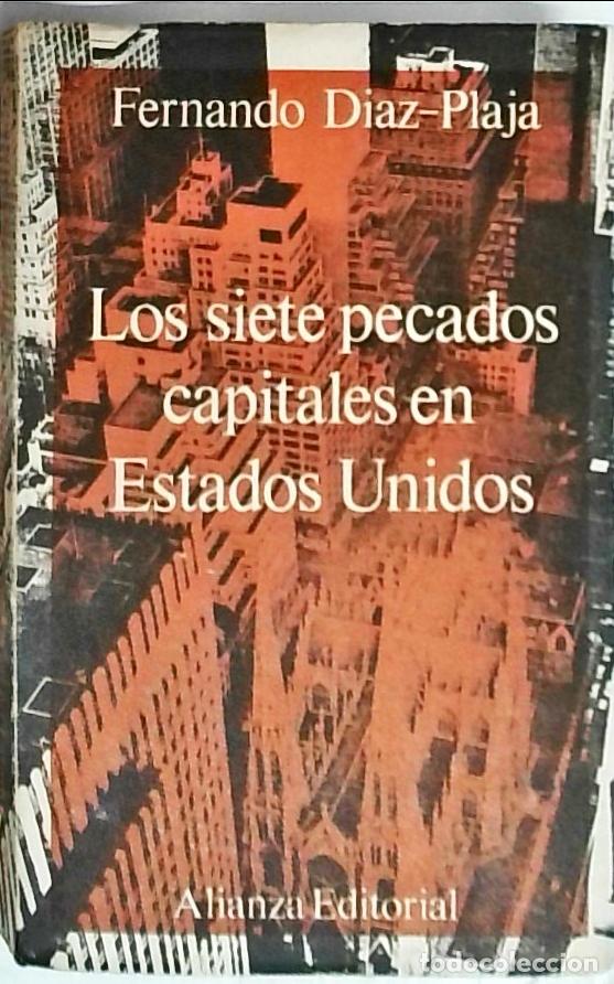 Libri di seconda mano: Los siete pecados capitales en Estados Unidos - Diaz Plaja, Fernando: