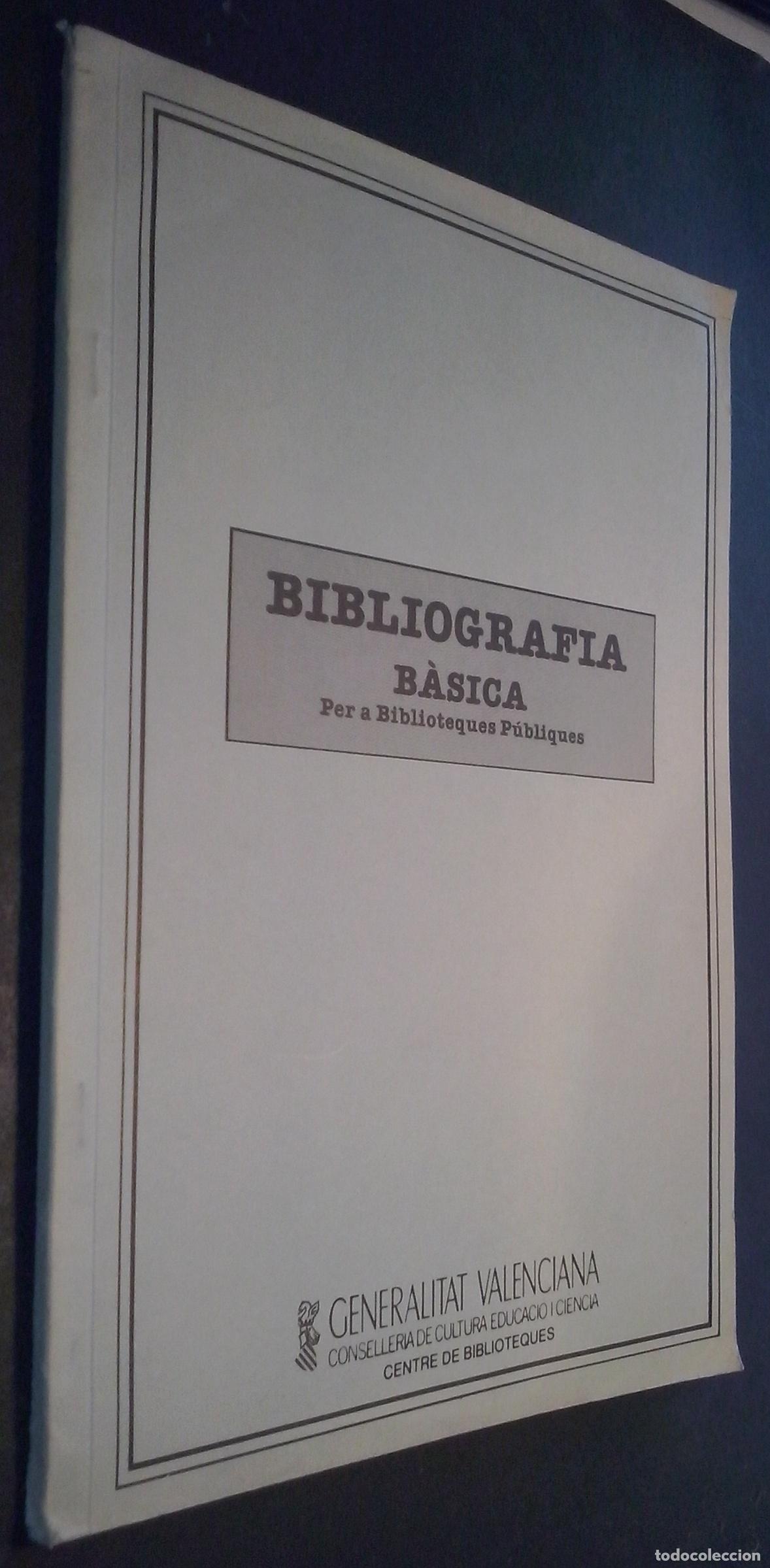 Libros: Bibliograf&iacute;a b&aacute;sica. Per a Biblioteques P&uacute;bliques - CAT&Aacute;LOGO: - Foto 1