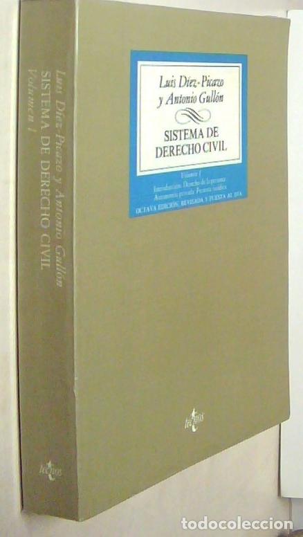 books: Sistema de derecho civil. Tomo I. 8&ordf; edici&oacute;n, revisada y puesta al d&iacute;a - D&Iacute;EZ PICAZO, Luis y GULL&Oacute;N,