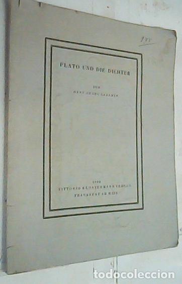 B&uuml;cher: Plato und die Dichter - Gadamer, Hans Georg: