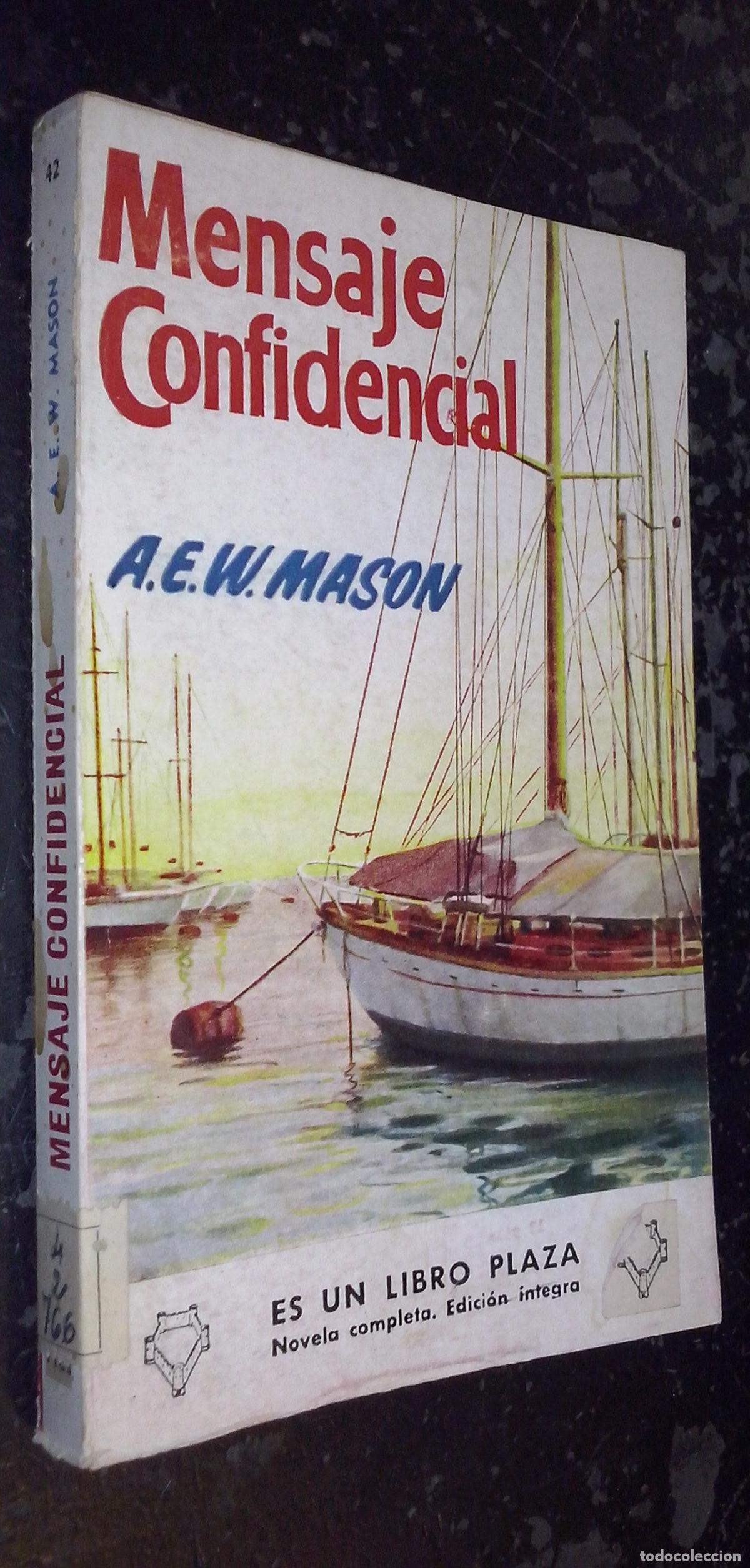 Libros: Mensaje confidencial - MASON, A. E. W.: - Foto 1