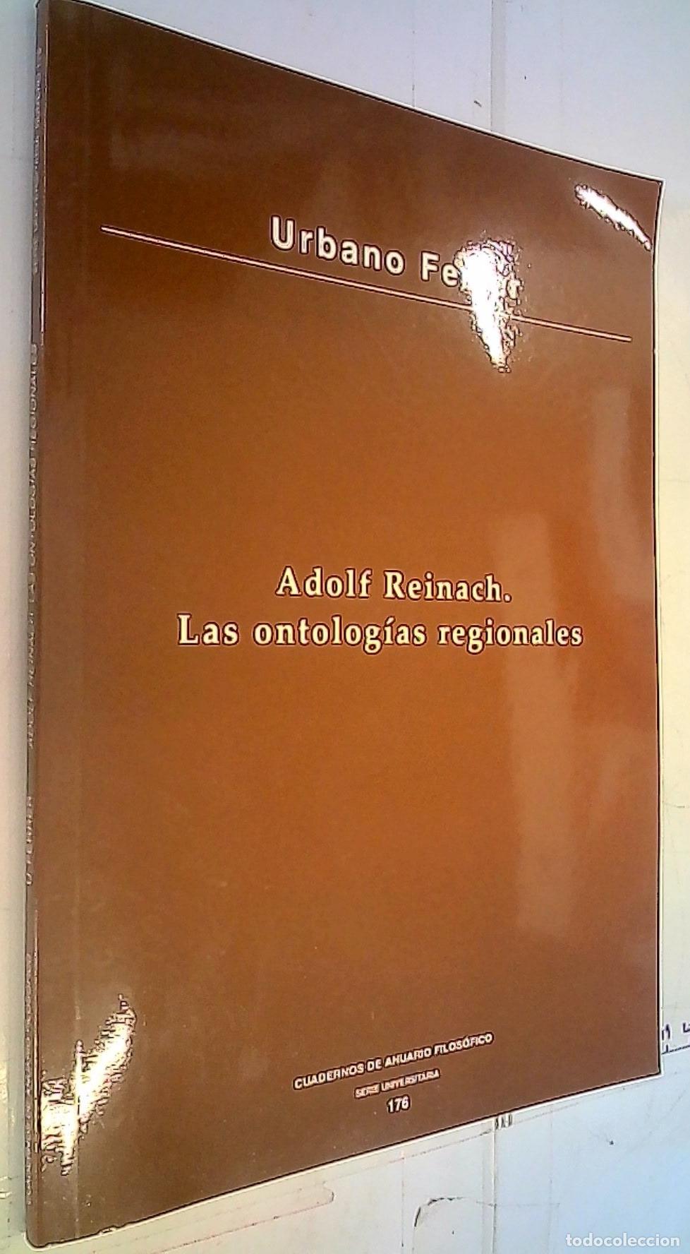 B&uuml;cher: Adolf Reinach. Las antolog&iacute;as regionales - Ferrer, Urbano:
