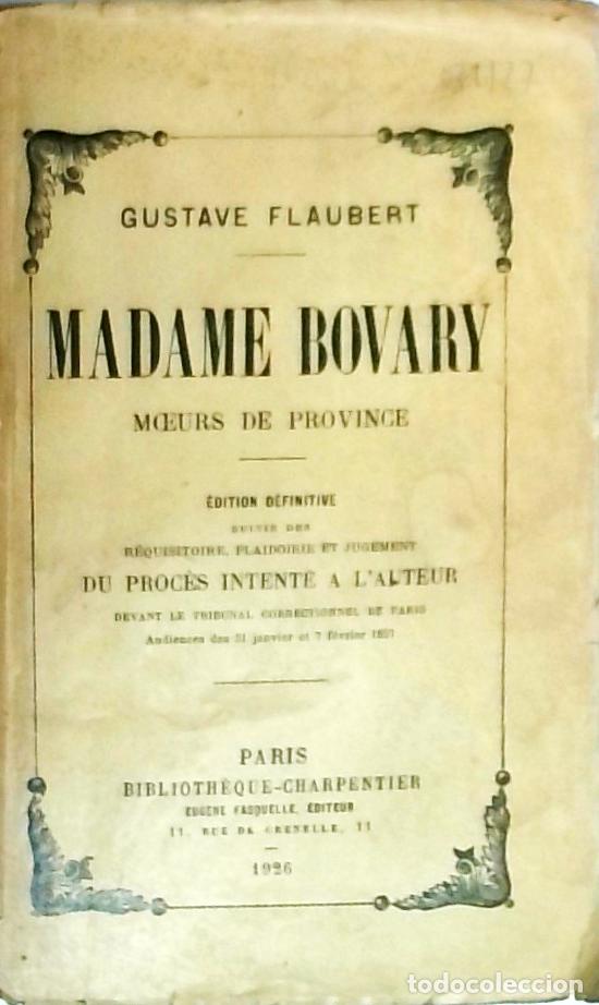 B&uuml;cher: Madame Bovary. Moeurs de Province - Flaubert, Gustave: