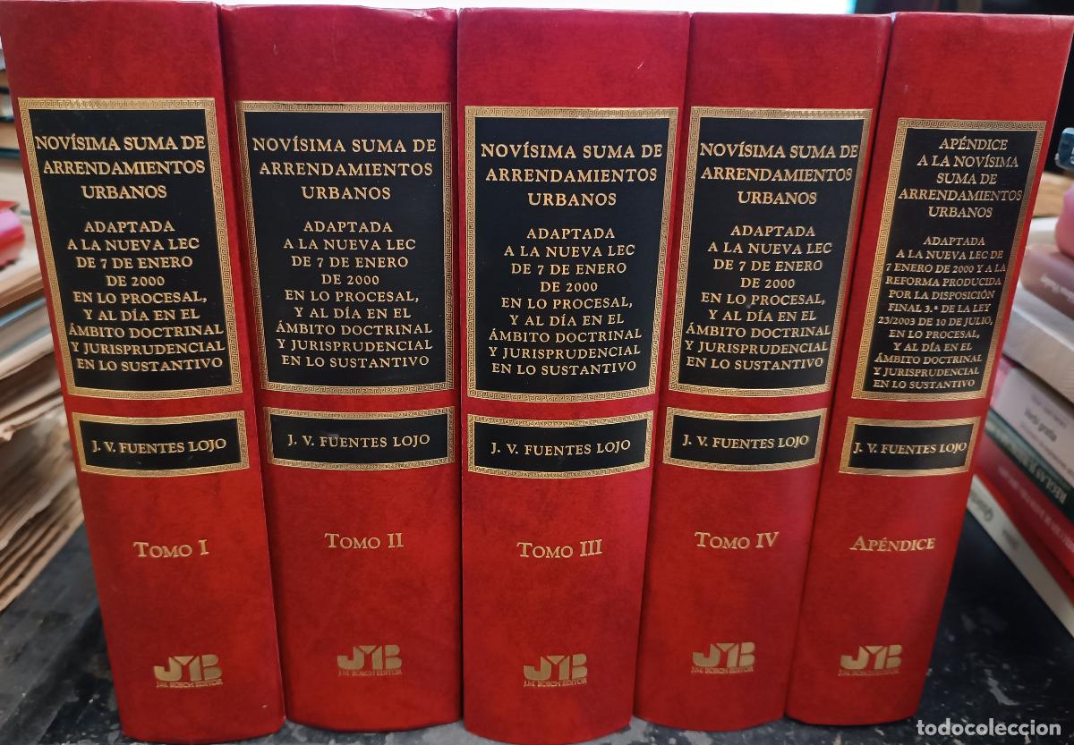 Libros: Nov&iacute;sima suma de arrendamientos urbanos. Adaptada a la nueva lec de 7 de Enero de 2000 en lo procesa