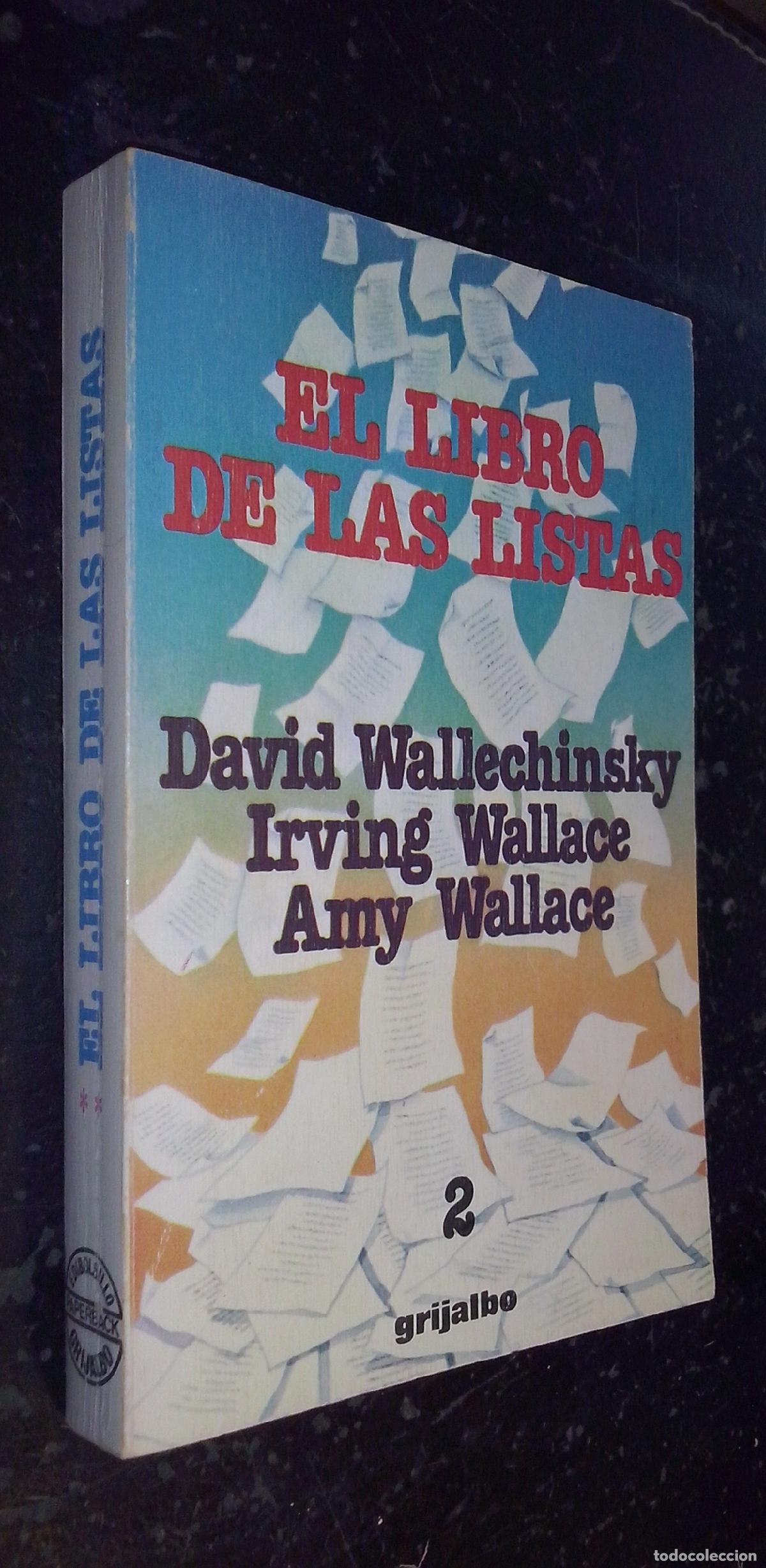 Livros em segunda m&atilde;o: El libro de las listas. Vol. 2 - WALLECHINSKY, David; WALLACE, Irving y Amy: