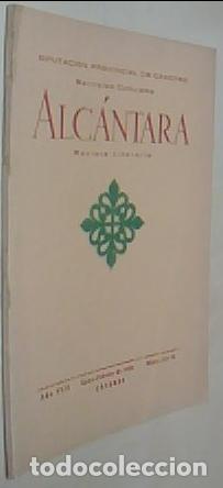Libri di seconda mano: Alc&aacute;ntara. Revista Literaria. A&ntilde;o VII. Enero-febrero 1952. N&ordm;s 51 y 52 - AA. VV.: