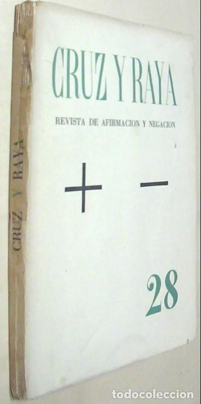 Livros em segunda m&atilde;o: Cruz y Raya. Revista de Afirmaci&oacute;n y Negaci&oacute;n. N&ordm; 28. Madrid, julio 1935 - AA. VV.: