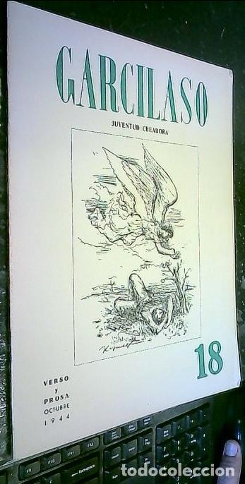 books: Garcilaso. Juventud Creadora N&ordm; 18. Verso y prosa. Octubre 1944 - AA. VV.: