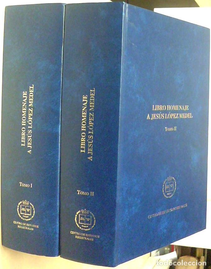Libros: Libro homenaje a Jes&uacute;s L&oacute;pez Medel. 2 tomos - AA. VV.: - Foto 1