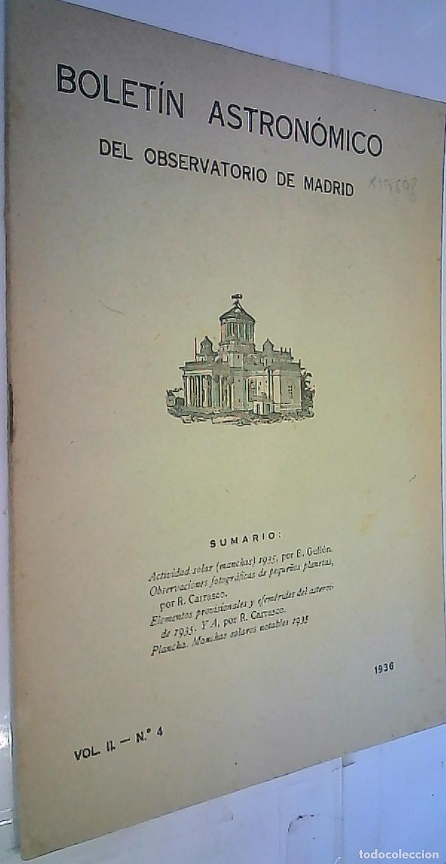 B&uuml;cher: Actividad solar. Observaciones de manchas solares en 1935 - Gull&oacute;n, Enrique: