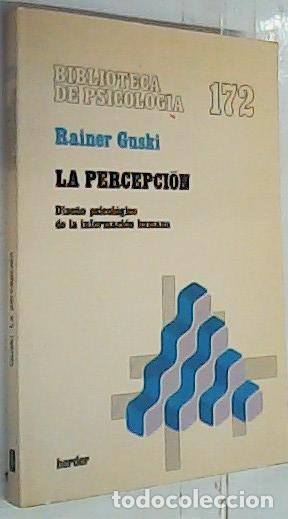 Livros em segunda m&atilde;o: La percepci&oacute;n. Dise&ntilde;o psicol&oacute;gico de la informaci&oacute;n humana - Guski, Rainer:
