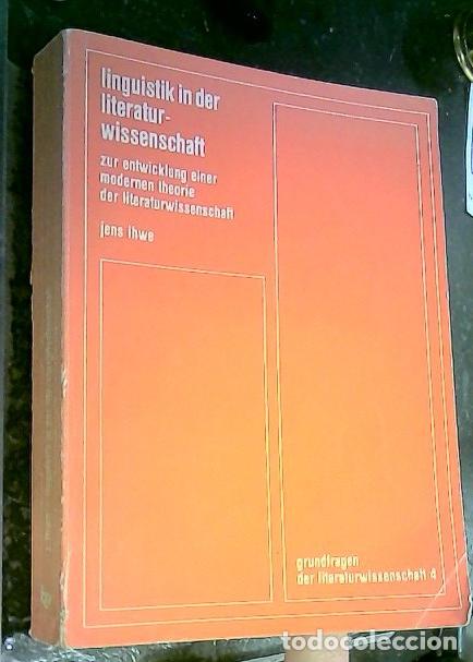 B&uuml;cher: Linguistik in der literaturwissenschaft sur entwicklung einer modernen theorie der literaturwissensc