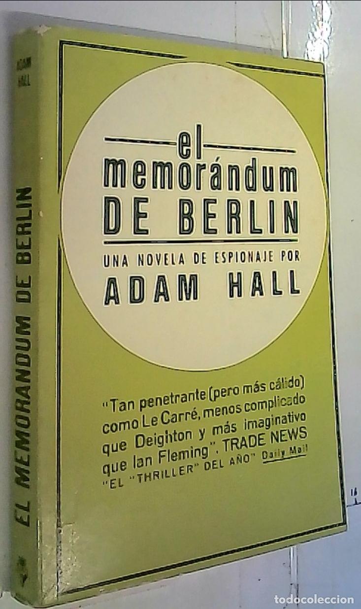 Libri di seconda mano: El memor&aacute;ndum de Berl&iacute;n - Hall, Adam: